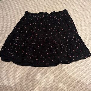 Aritzia Sunday Best Floral Flowy Mini Skirt